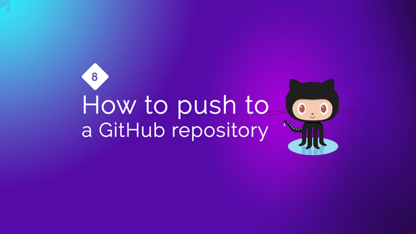 How to push code to a GitHub repository video image